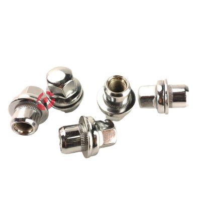 OE RRD500510 Wheel Lug Nut with M14x1.5 Thread in Silver Color Wheel Nut  for Land Rover Range Rover