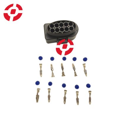 Auto Wire Harness Plugs Auto Temp Sensor Plug 1 Set 10 Pin 3.5mm Auto Waterproof Connector Deflation Valve Halogen Headlight Plug 6R0973735